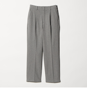 ニットライク プリーツ テーパードパンツ ‐ウォッシャブル‐＜A DAY IN THE LIFE＞