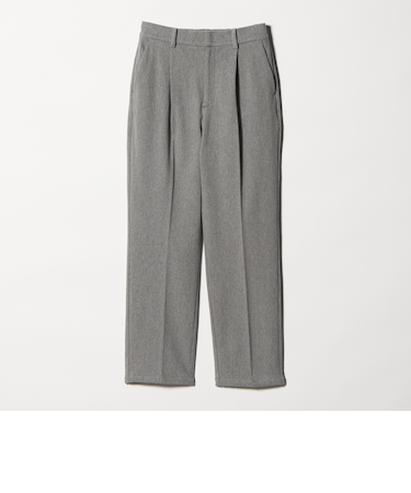 ニットライク プリーツ テーパードパンツ ‐ウォッシャブル‐＜A DAY IN THE LIFE＞