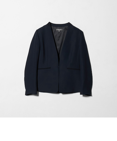 ダブルクロス Vネックジャケット ‐セットアップ対応・ ウォッシャブル‐ ＜A DAY IN THE LIFE＞