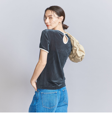 シアーベロア リンガー Tシャツ