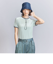 シアーベロア リンガー Tシャツ