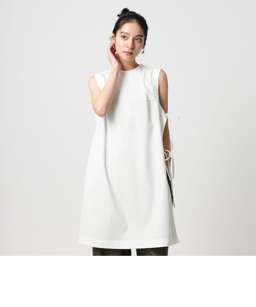 コットンノースリーブ スリットチュニック