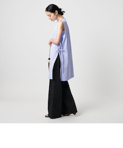 コットンノースリーブ スリットチュニック