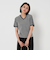 Vネック ラインスリーブ Tシャツ