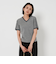 Vネック ラインスリーブ Tシャツ
