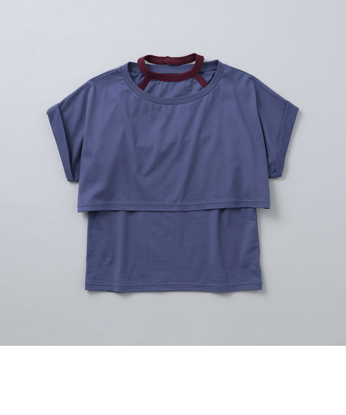 ＜6(ROKU)＞レイヤード ホルターネック＆Tシャツ