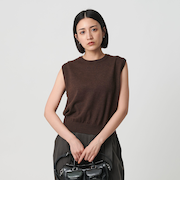 ウール アーガイル&ソリッドベスト