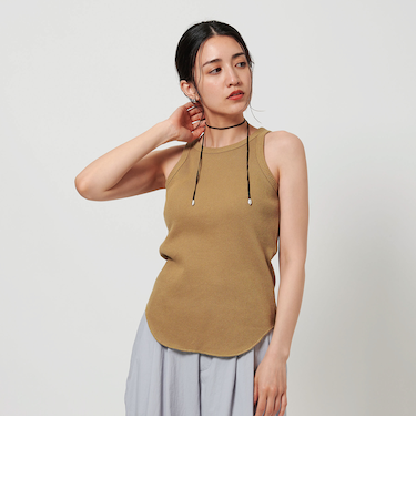 リブ アメリカンスリーブ タンクトップ