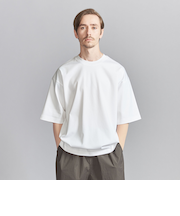 スーパークール ワイドテーパード クルーネック カットソー -接触冷感-