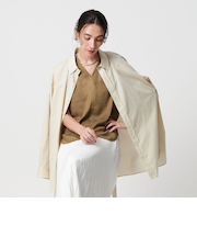 ポリエステル スエードライクノースリーブトップス