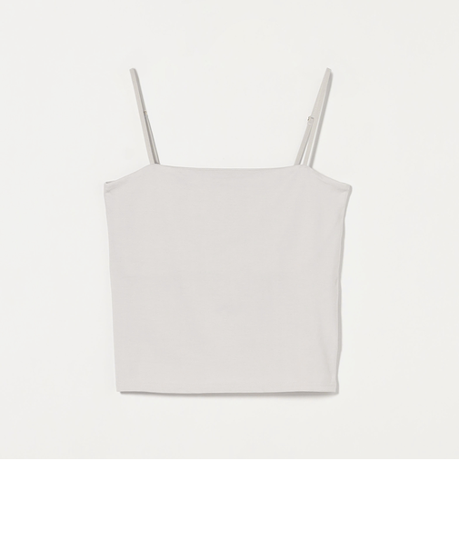 ＜6(ROKU)＞コットンテンジク ベアトップキャミソール