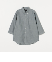 ラミー ボタンダウン 7分袖 シャツ