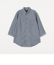 ラミー ボタンダウン 7分袖 シャツ