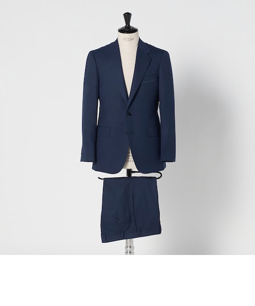 【NAVY】ドビー 2ボタン ジャケット-マシンウォッシャブル・接触冷感-<A DAY IN THE LIFE> ドビー 2ボタンジャケット‐セットアップ対応・マシンウォッシャブル