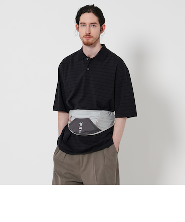 ＜Steven Alan＞ 40 ツイスト ボーダー ポロシャツ NARROW