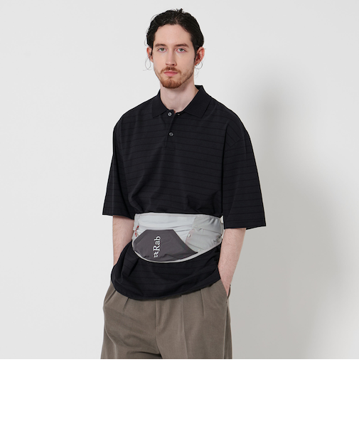 ＜Steven Alan＞ 40 ツイスト ボーダー ポロシャツ NARROW