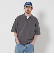 ＜Steven Alan＞ 40 ツイスト ボーダー ポロシャツ NARROW