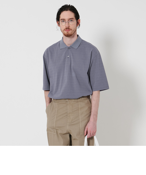 <Steven Alan> 40 ツイスト ボーダー ポロシャツ NARROW