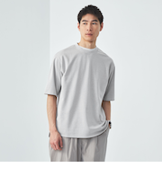 クリーン ダブルフェイス クルーネック カットソー -抗菌-