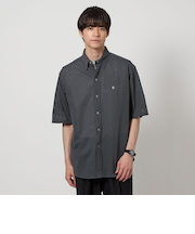 【別注】＜UNIVERSAL OVERALL＞GLR メッシュ スナップダウン 半袖 シャツ