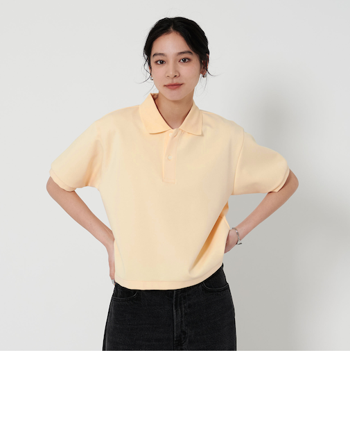 コットンポリエステルブレンド コンパクト ポロシャツ