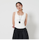 コットン フロントラウンド ブラタンクトップ