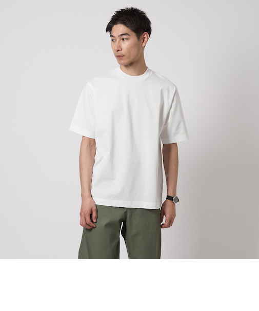 ハイツイスト コットン クルーネック Tシャツ