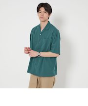 リバー トリコット オープンカラーシャツ