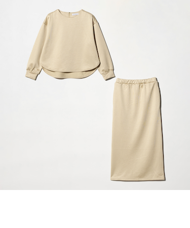 ブライト ウラケ プルオーバー＋スカート セットアップ＜A DAY IN THE LIFE＞