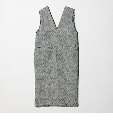 ツイードライク ジャンパースカート ブラック＜A DAY IN THE LIFE＞