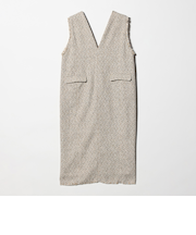 ツイードライク ジャンパースカート ベージュ＜A DAY IN THE LIFE＞