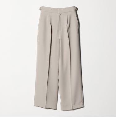 ダブルクロス タックワイドパンツ ‐ウォッシャブル‐＜A DAY IN THE LIFE＞