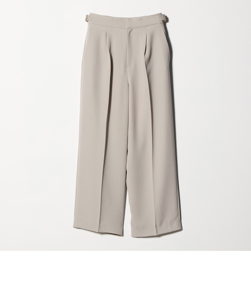 ダブルクロス タックワイドパンツ ‐ウォッシャブル‐＜A DAY IN THE LIFE＞