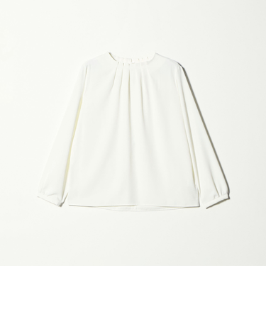 ジョーゼット タック 9分袖ブラウス  ＜A DAY IN THE LIFE＞