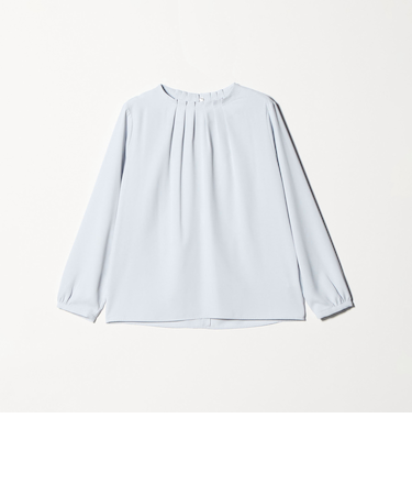 ジョーゼット タック 9分袖ブラウス  ＜A DAY IN THE LIFE＞