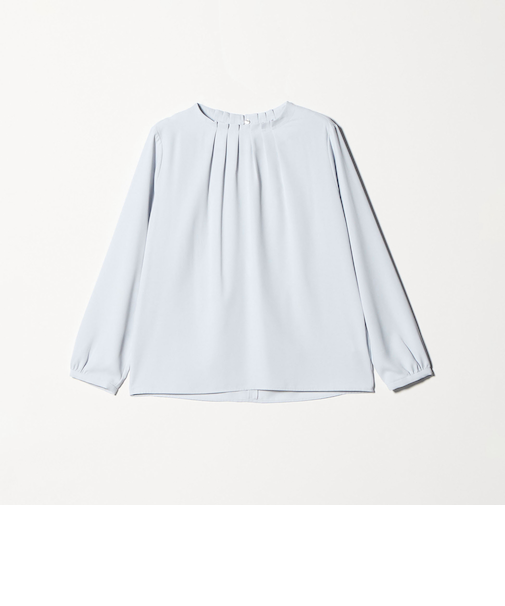 ジョーゼット タック 9分袖ブラウス  ＜A DAY IN THE LIFE＞
