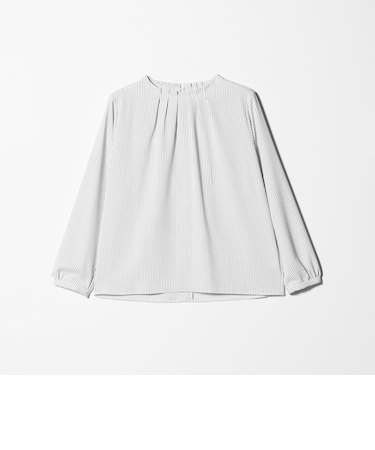 ジョーゼット タック 9分袖ブラウス  ＜A DAY IN THE LIFE＞