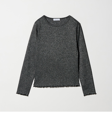 ラメ リブ メローカットソー＜A DAY IN THE LIFE＞