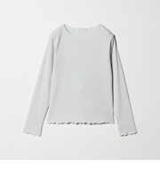 ラメ リブ メローカットソー＜A DAY IN THE LIFE＞