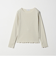 ラメ リブ メローカットソー＜A DAY IN THE LIFE＞