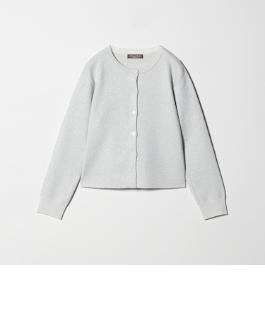 ラメ コンパクトカーディガン ‐ウォッシャブル‐＜A DAY IN THE LIFE＞