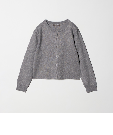 ラメ コンパクトカーディガン ‐ウォッシャブル‐＜A DAY IN THE LIFE＞