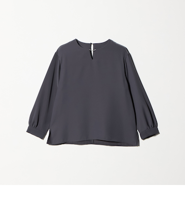 ダブルクロス メタルパーツ 8分袖ブラウス ‐ウォッシャブル‐＜A DAY IN THE LIFE＞