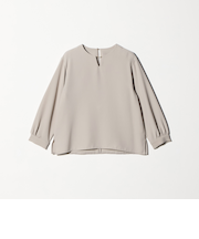 ダブルクロス メタルパーツ 8分袖ブラウス ‐ウォッシャブル‐＜A DAY IN THE LIFE＞