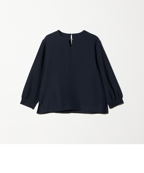 ダブルクロス メタルパーツ 8分袖ブラウス ‐ウォッシャブル‐＜A DAY IN THE LIFE＞