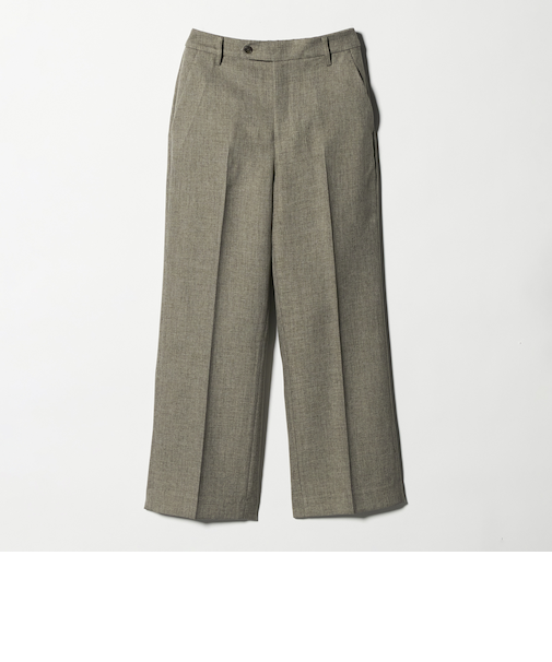 ツイードライク メランジ ワイドパンツ2 ‐ウォッシャブル‐ ＜A DAY IN THE LIFE＞