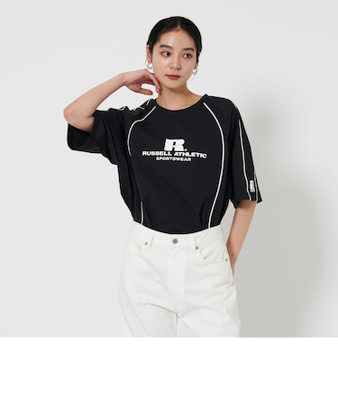 【別注】＜RUSSELL ATHLETIC＞ライン ショートスリーブ Tシャツ