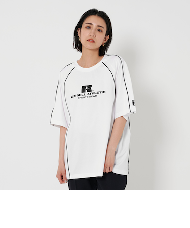【別注】＜RUSSELL ATHLETIC＞ライン ショートスリーブ Tシャツ