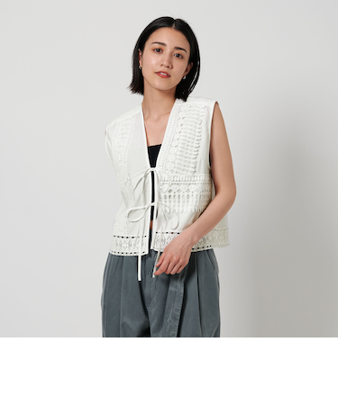 【別注】<ne Quittez pas>レース ベスト