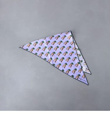 ＜Dieffe Kinloch＞シルク トライアングル スカーフ